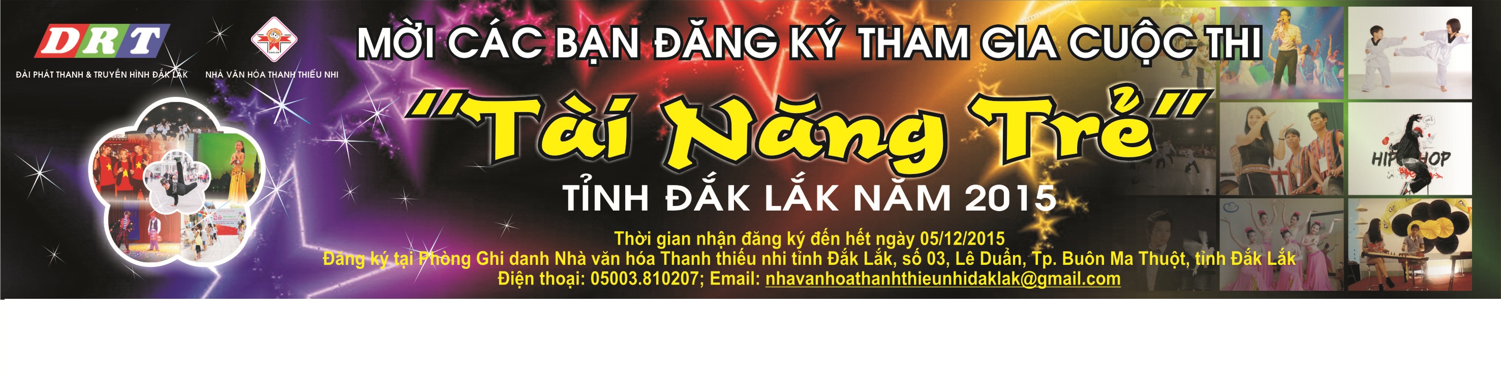 Thông báo tổ chức cuộc thi "Tài năng trẻ" tỉnh Đắk Lắk năm 2016